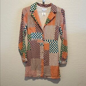 Lost + Wander Colorful Geometric dress